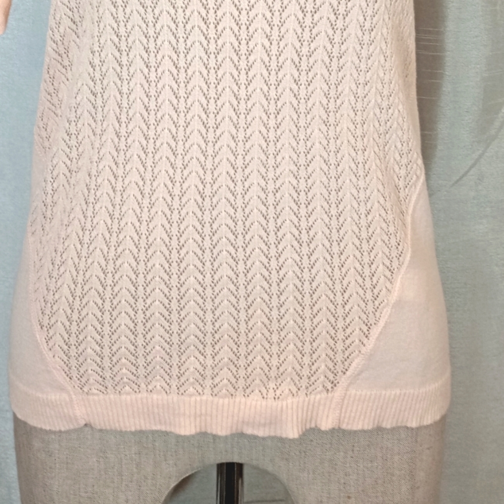 2 Pc: Nordstrom Sun Hat+Victoria Secret Knit Sweater, Short Sleeve Drop Neck, M - Picture 7 of 14